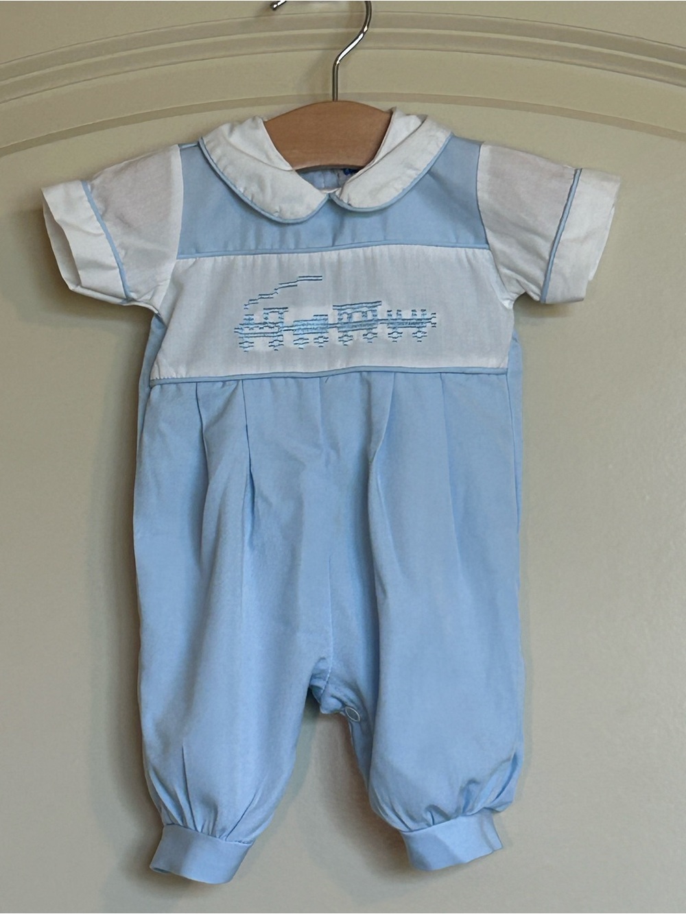 Preemie Vintage Alexis Smocked Romper
